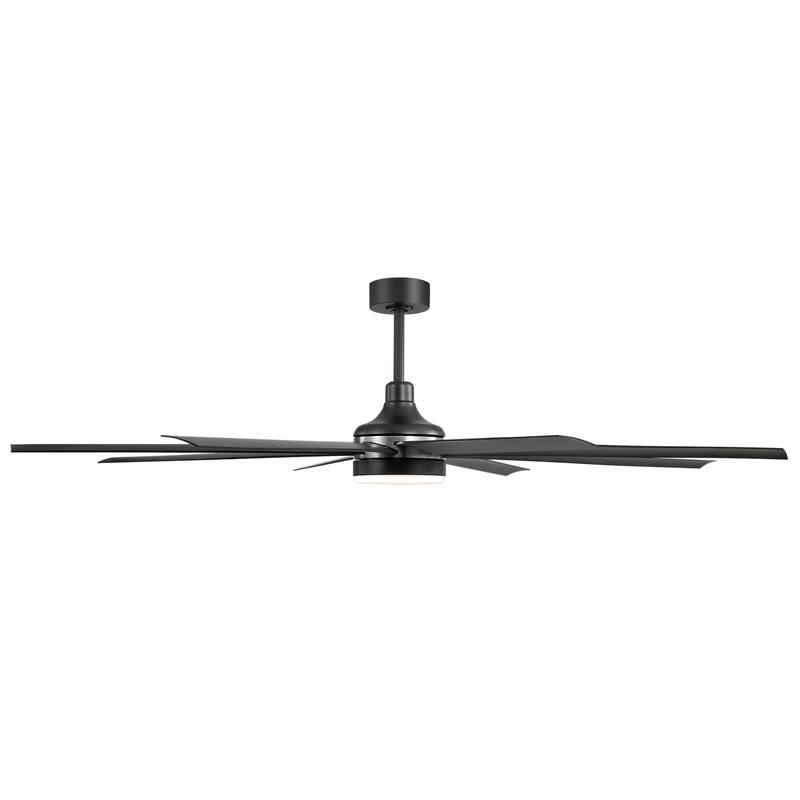 72 Inch Large LED Ceiling Fan with Light Remote(8-Blade)