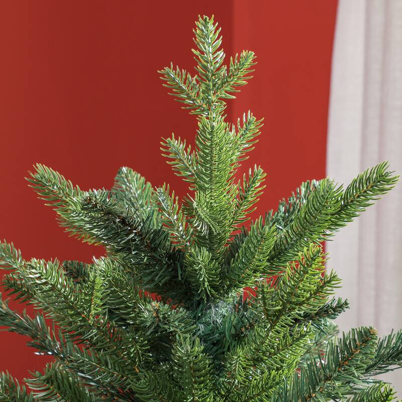 Easy Setup 5ft Christmas Tree with Hinged Branches and Metal Stand