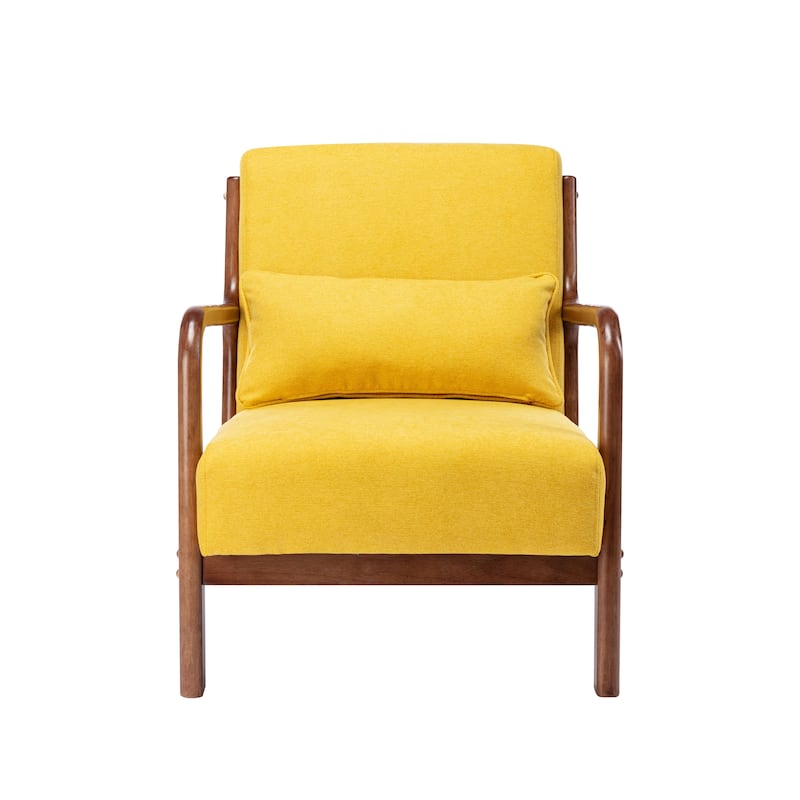 Porthos Home Ibby Accent Chair, Fabric Upholstery, Rubberwood Frame