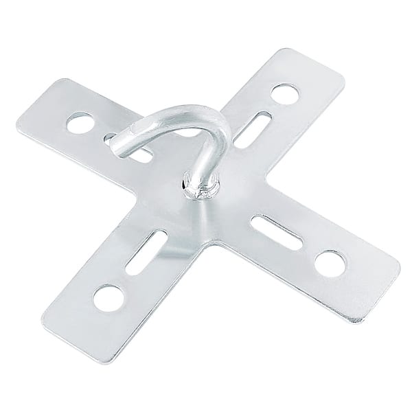 Ceiling Hook Kit Cross Design Metal Plate Mount Hanger Holder