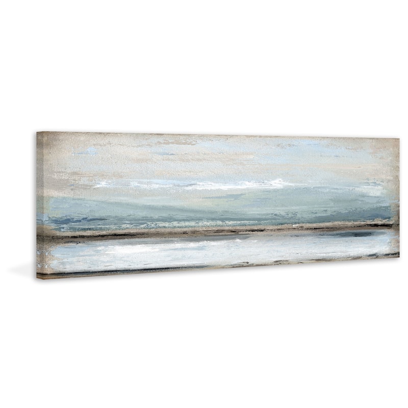 'Rolling Waves' Painting Print on Wrapped Canvas