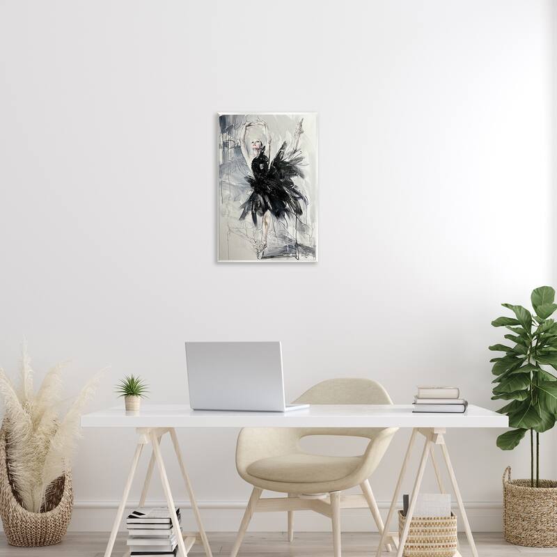 Stupell Graceful Dancer Abstract Wall Plaque Art Design By Lucille Lee