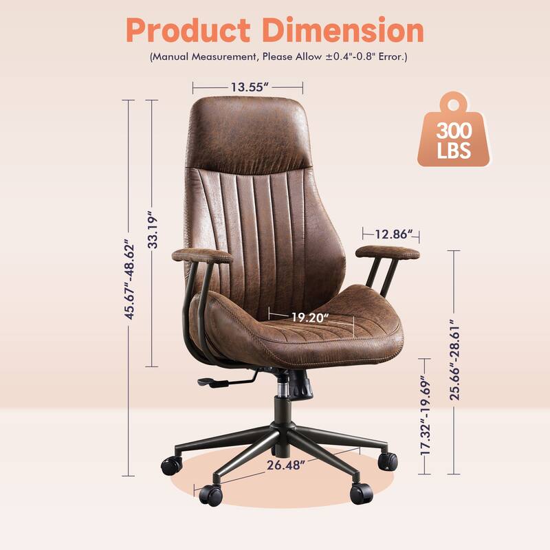 XIZZI Ergonomic Office Chair High Back Desk Chair with Wheels