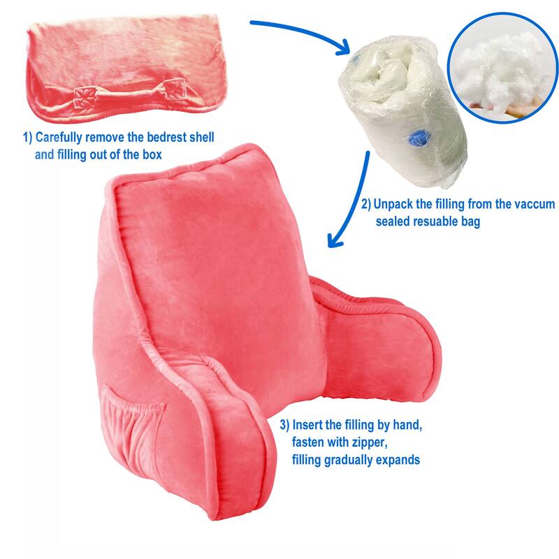 Super soft Lounger Bedrest Reading Pillow