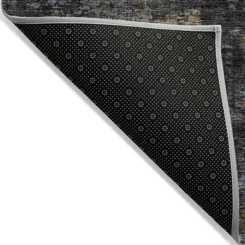 Machine Washable Indoor/ Outdoor Chantille Contemporary Abstract Rug