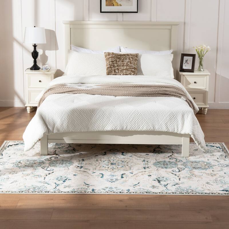 Soft and Non-Slip Machine-Washable Foldable Multi-Use Area Rug