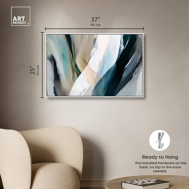 Sweeping Forms II Canvas by Art Remedy