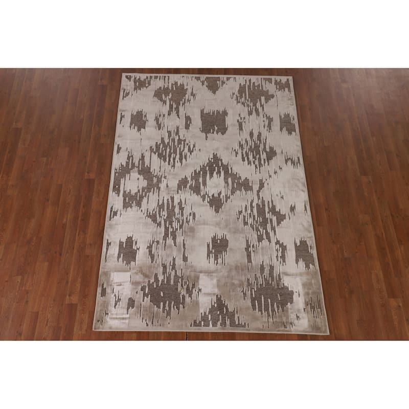 Art & Craft Turkish Area Rug Machine Made Abstract Carpet - 5'3" x 7'6"