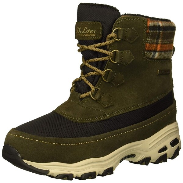 skechers womens lace up boots