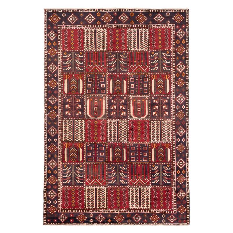 ECARPETGALLERY Hand-knotted Kayseri Vintage Red Wool Rug - 6'8 x 9'11
