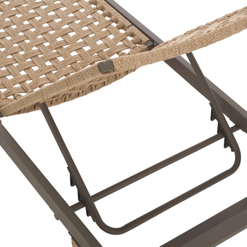 SAFAVIEH Outdoor Living Arthur Lounge Chair - 26"W x 82"D x 38"H
