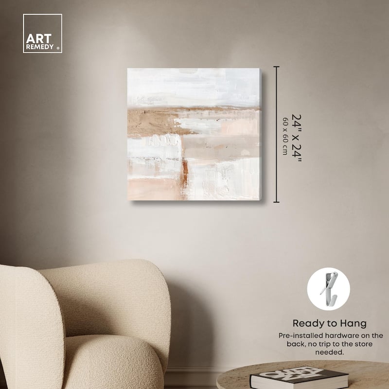 Sediment Planes III Canvas by Art Remedy, Gallery Wrapped