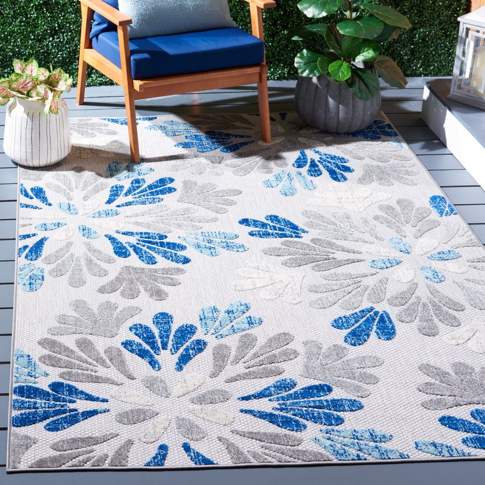 SAFAVIEH Cabana Diellza Indoor/ Outdoor Waterproof Patio Floral Rug