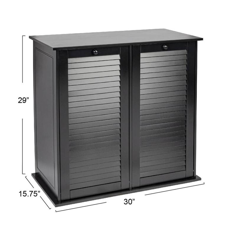 Household Essentials Tilt-out Cabinet Laundry Sorter with Shutter Front