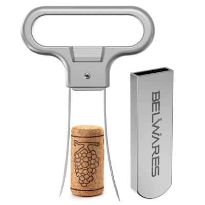Belwares Vintage Stainless Steel Wine Bottle Opener
