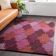 preview thumbnail 32 of 57, Hand-Tufted Ryde Moroccan Trellis Wool Rug Pink - 5' x 7'6"