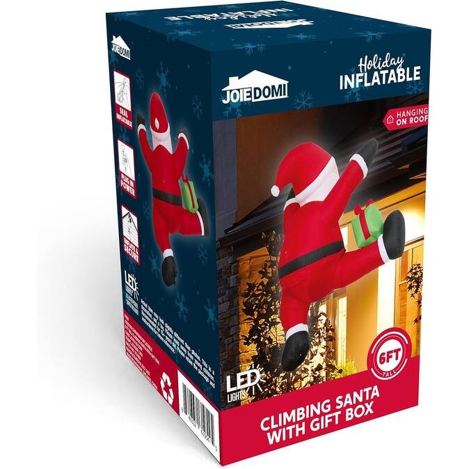 Climbing Santa Inflatable