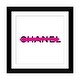 preview thumbnail 1 of 18, iCanvas "Chanel Luxury Paint Drip" by Antonio Brasko Black - 24x24x1