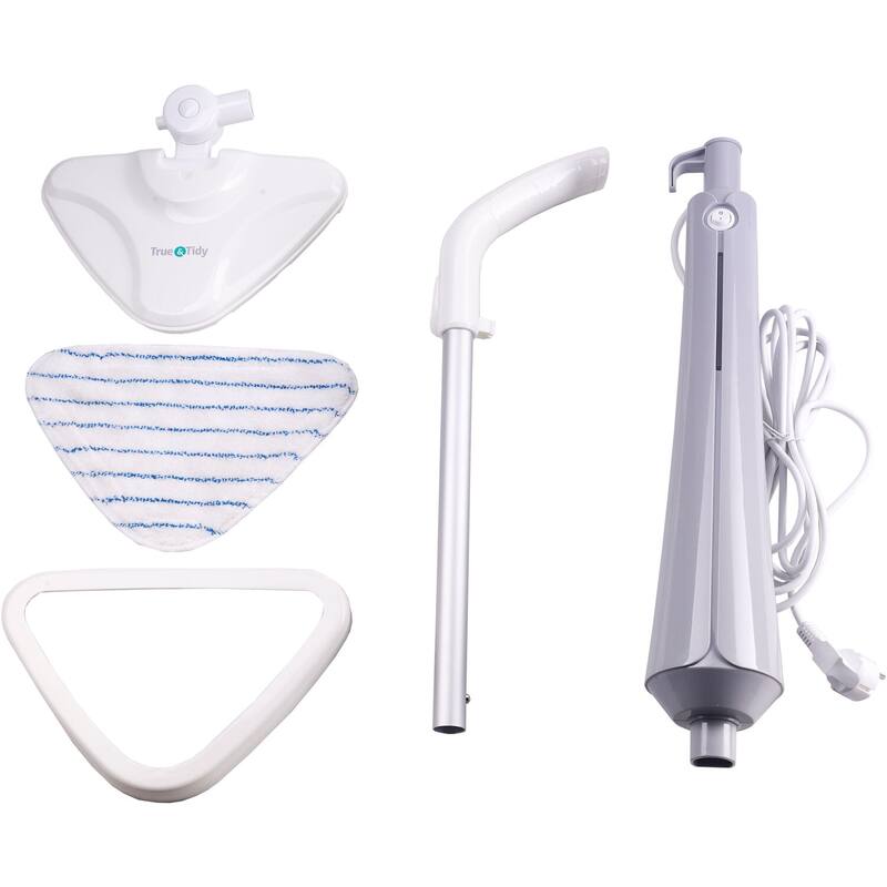 True & Tidy Multi Surface 1300 Watt Steam Mop with Bonus Reusable Mop Pads