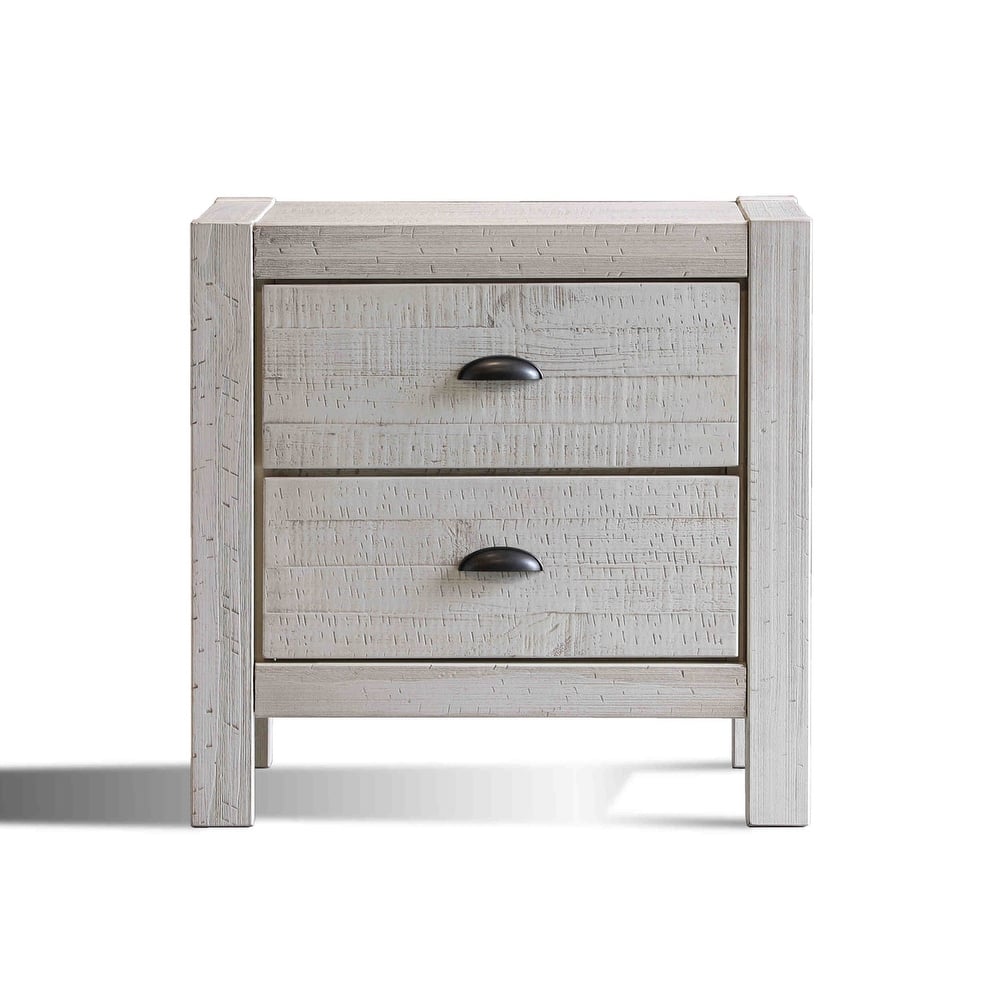 Montauk Solid Wood 2-drawer Nightstand