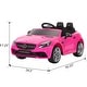 preview thumbnail 2 of 10, Mercedes-Benz SLC300 12V Battery-Powered Ride-On Toy Car for Kids Ages 3-6 with LED Lights, Music Player, and Safety Features