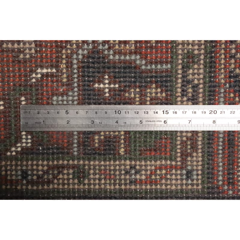 Hand Knotted Oriental 100% Wool Carpet Traditional Medallion Beige & Ivories Heriz (serapi) Area Rug - 5' 0'' X 3' 0''