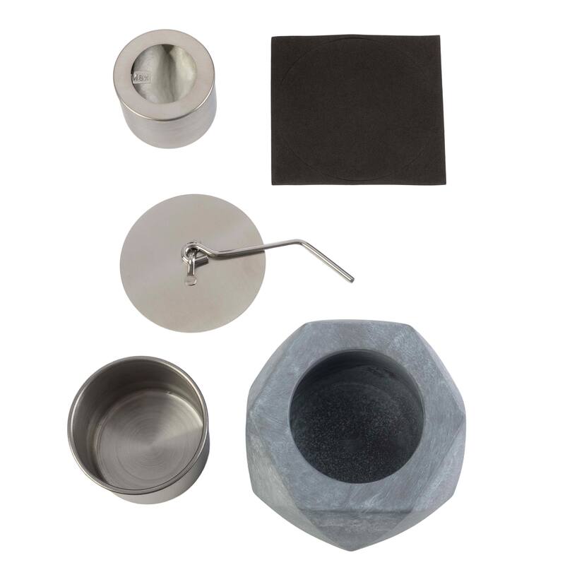Pure Garden Bioethanol or Rubbing Alcohol Smokeless Tabletop Fire Pit