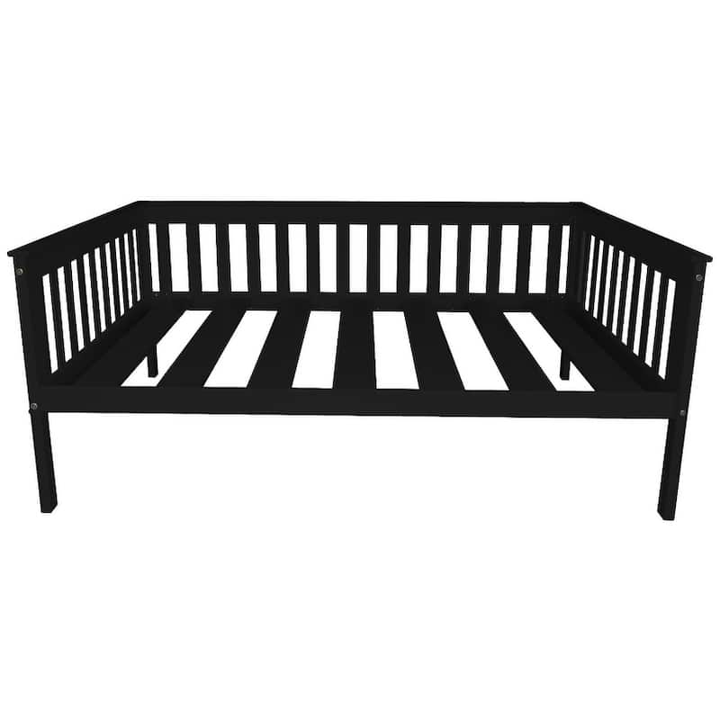 Pine Full Mission Daybed - Black