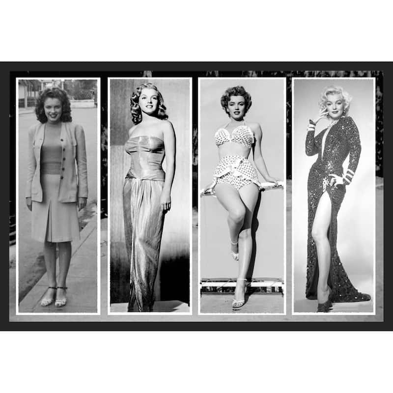 Marilyn Evolution Framed Art Poster - 24 x 36 Inch