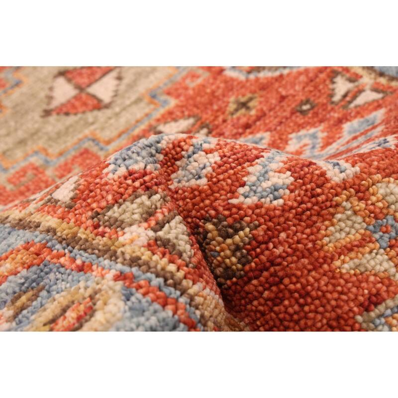 ECARPETGALLERY Hand-knotted Jules Serapi Dark Copper Wool Rug - 2'7 x 9'10