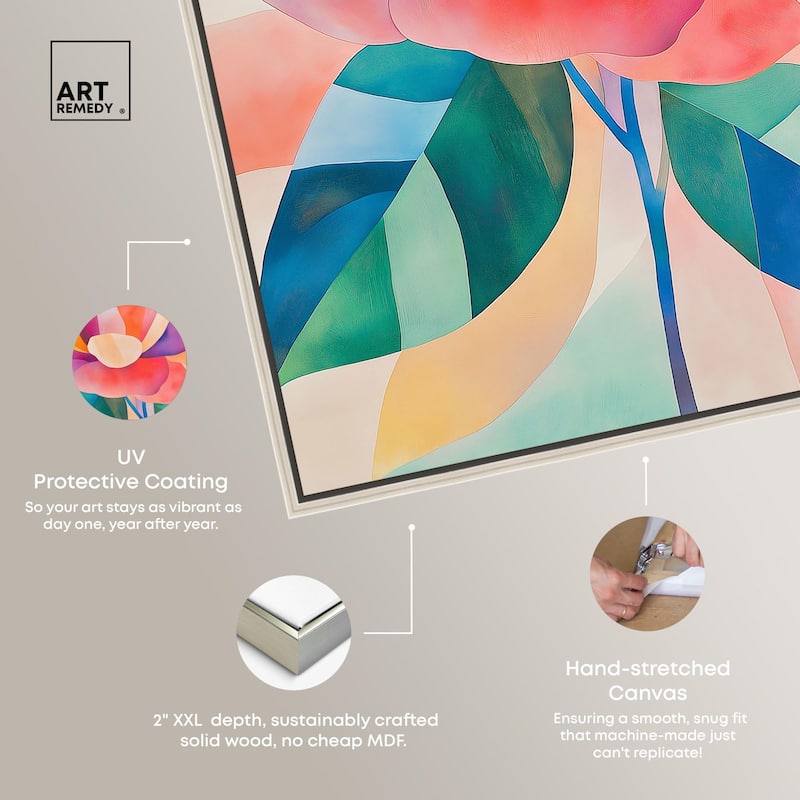 Ail Geofloral I Canvas by Art Remedy