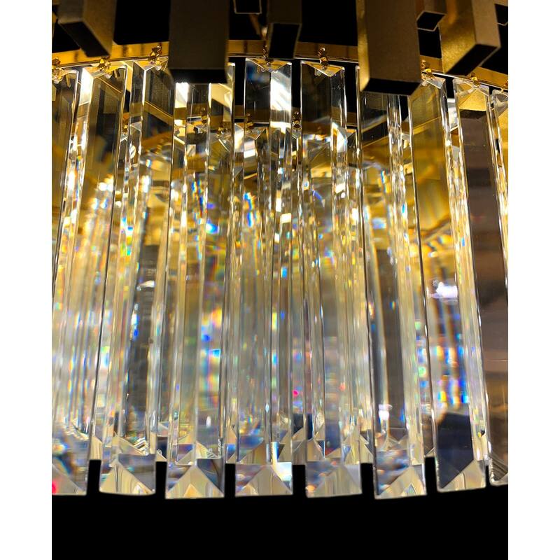 Luxury 32" Wide Crystal 12-Light Chandelier