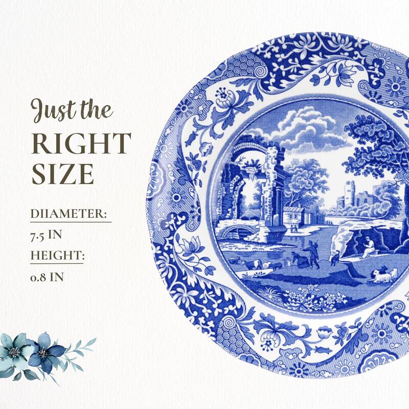 Spode Blue Italian Collection Round Plate