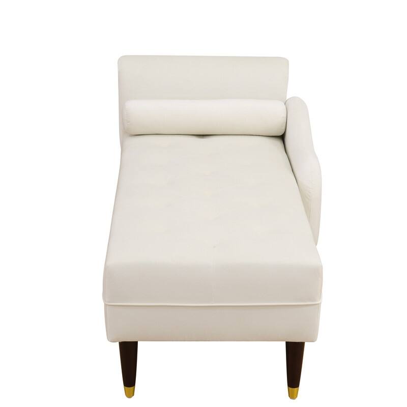 Modern Sherpa Chaise Lounge – Cozy Accent Chair for Living Room & Bedroom
