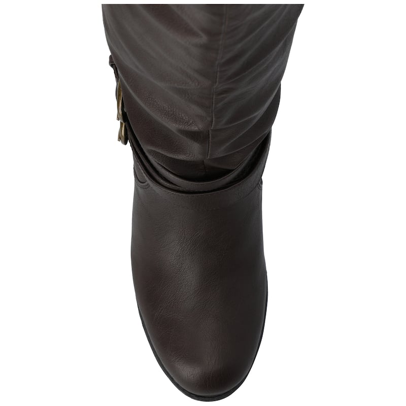 Journee Women's Wide Calf Late Medium and Wide Width Boots