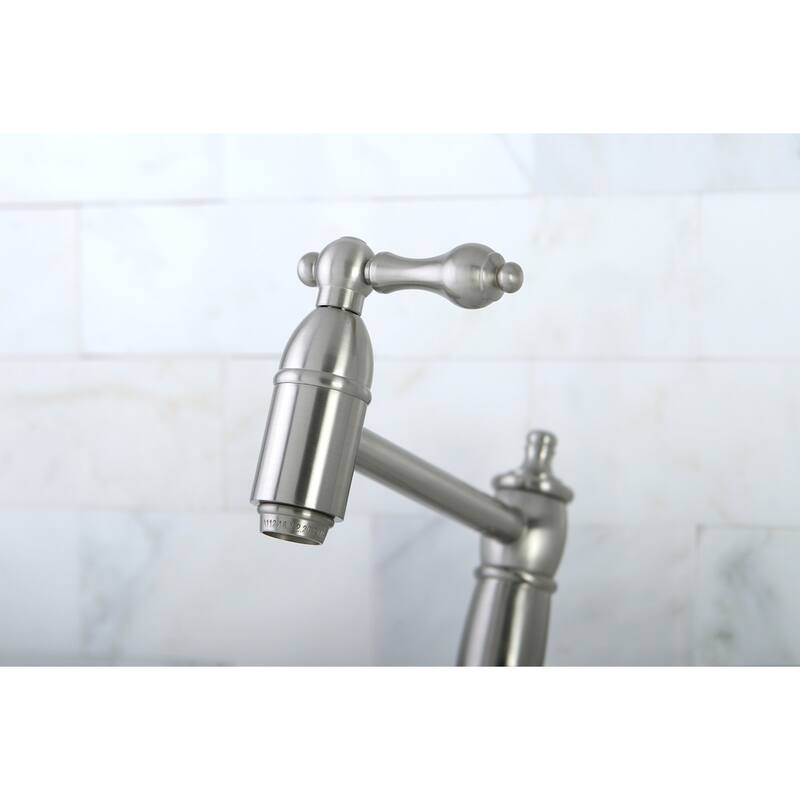 Restoration Wall Mount Pot Filler Kitchen Faucet