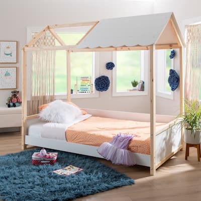 Kellom Kids Twin A-Frame House Bed
