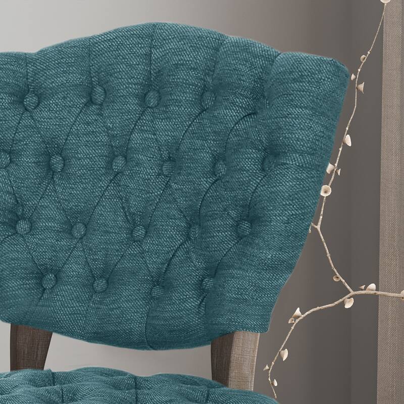 Crosswind Diamond Stitch Fabric Dining Chair by Christopher Knight Home