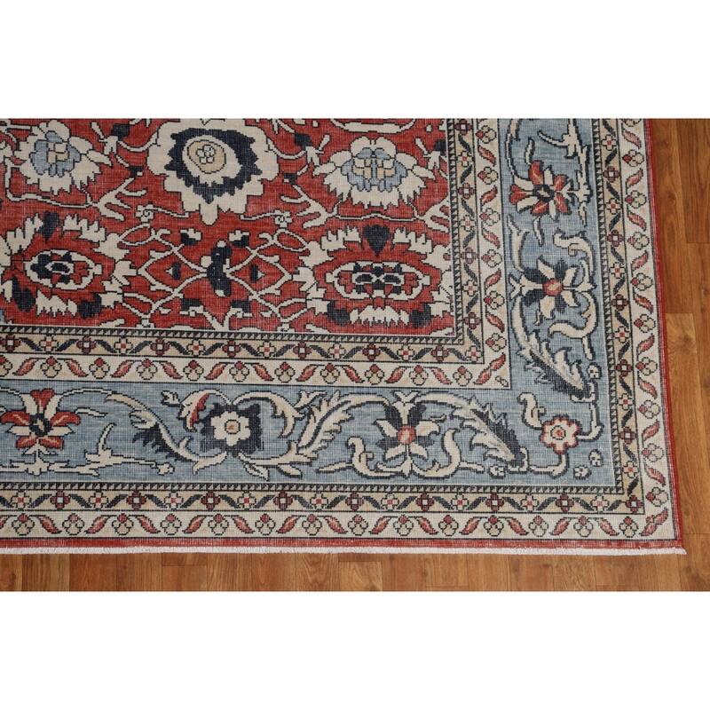 Floral Sultanabad Ziegler Turkish Oriental Wool Area Rug Hand-knotted - 9'9" x 13'0"
