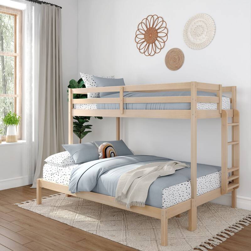 Now Furniture Bunk Bed, Twin XL over Queen - Textured Natural