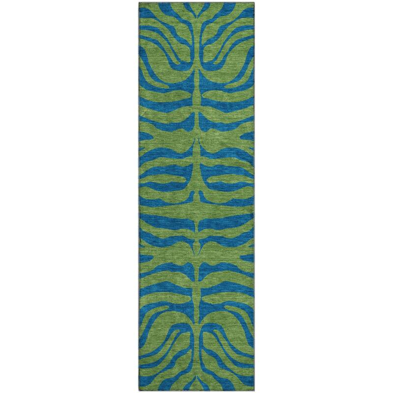 Premium Washable Super Soft Modern Zebra Print Mayfield Rug