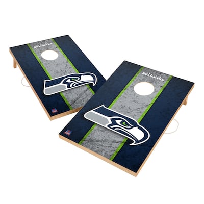 Vintage Seattle Seahawks NFL 2x4 Tailgate Cornhole Boards