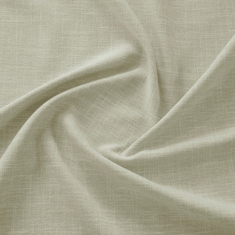 Exclusive Fabrics Basic Faux Linen Curtain Pair - 2 Panels - Light Filtering Window Curtains