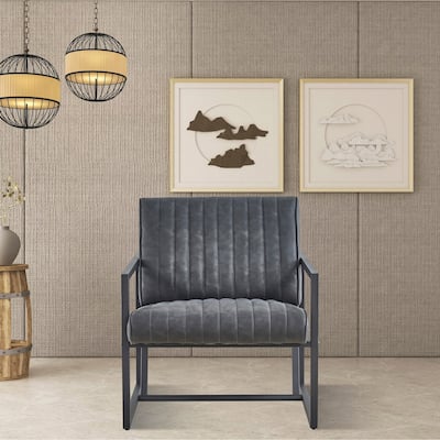 Modern design high quality PU + steel armchair，for Kitchen, Dining, Bedroom, Living Room