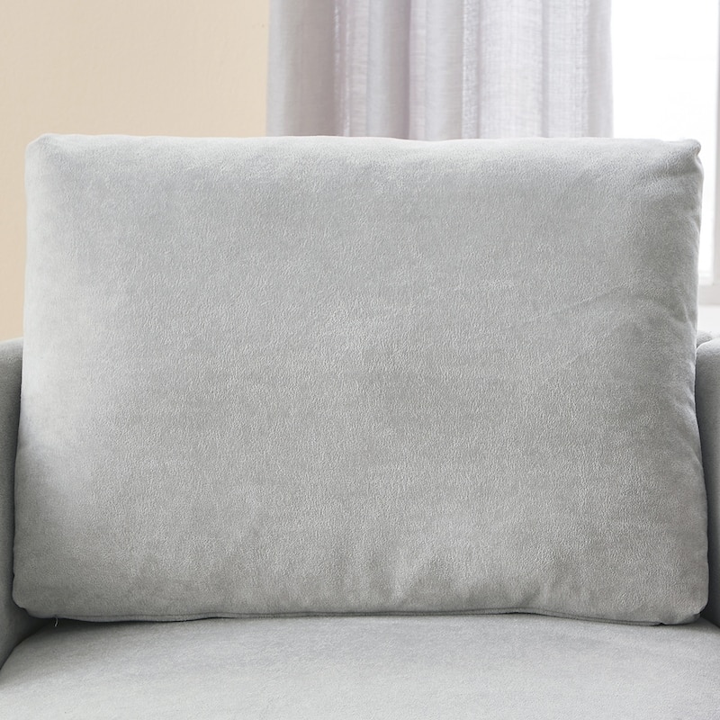 Curved Design Swivel Barrel Arm Chair