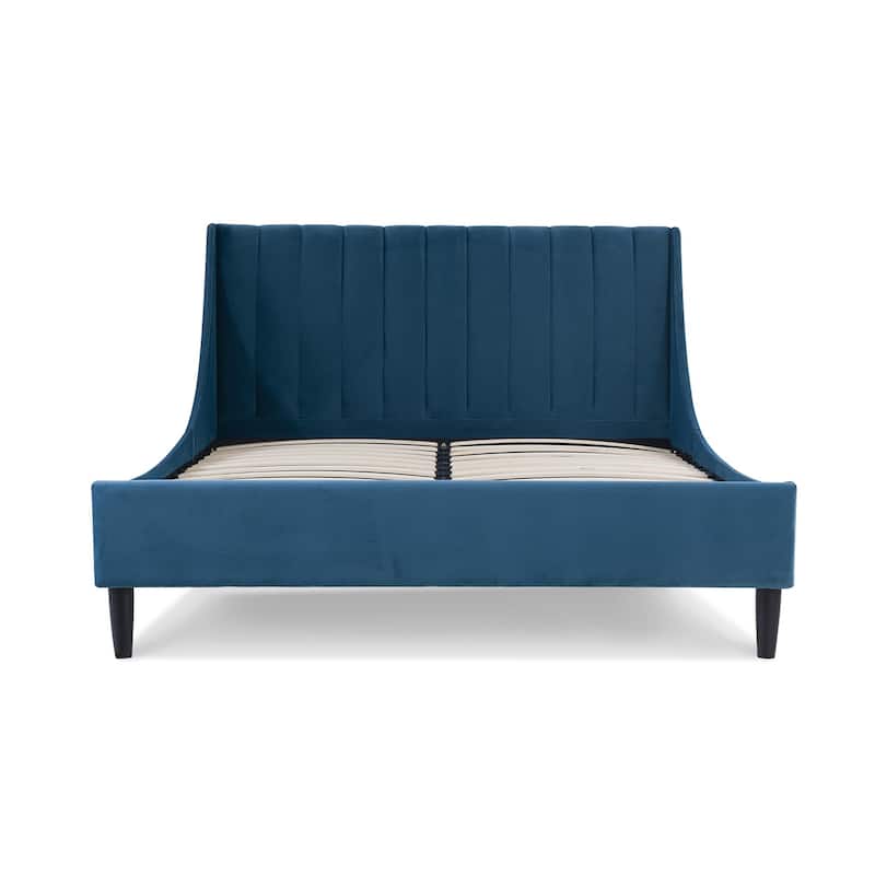 Aspen Vertical Tufted Upholstered Platform Bed
