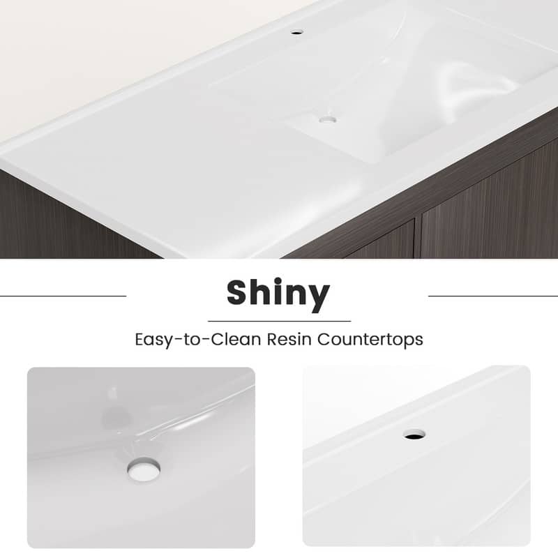 48-Inch Modern Bathroom Vanity with Sink,Ample Storage