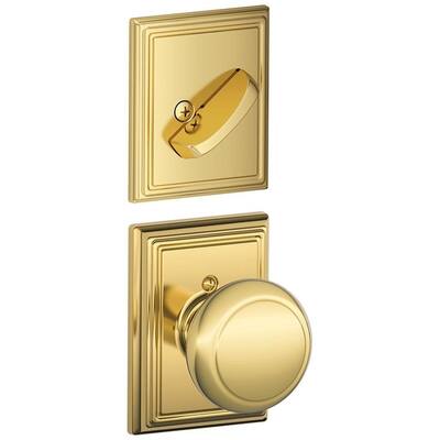 Schlage Andover Single Cylinder Interior Pack with Decorative Addison