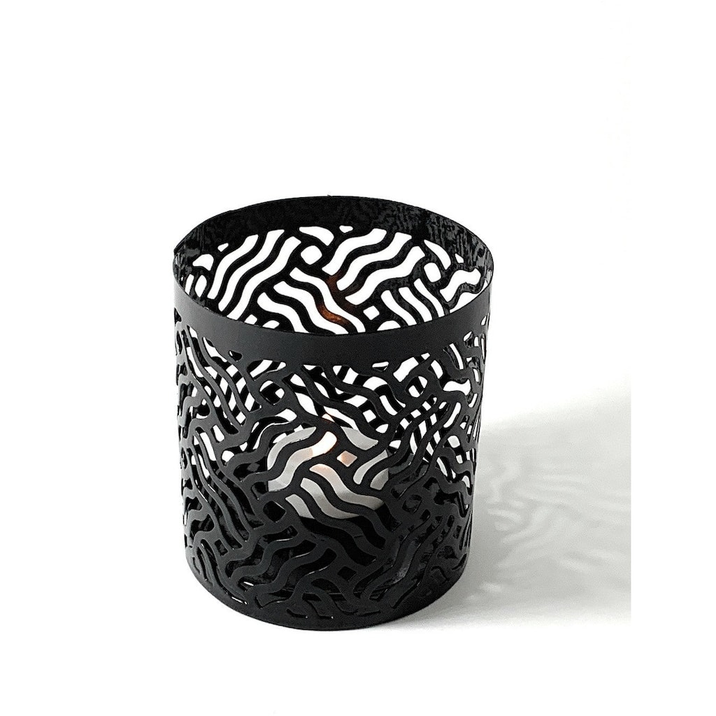 VIBHSA Black Votive Candle Holder