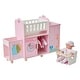 preview thumbnail 1 of 23, Teamson Kids Olivia's Little World 6-in-1 Wooden Doll Nursery Set